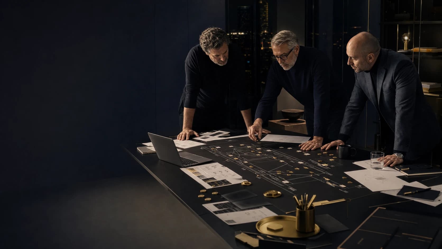 Senior operators mapping a business system during an ARC strategy session