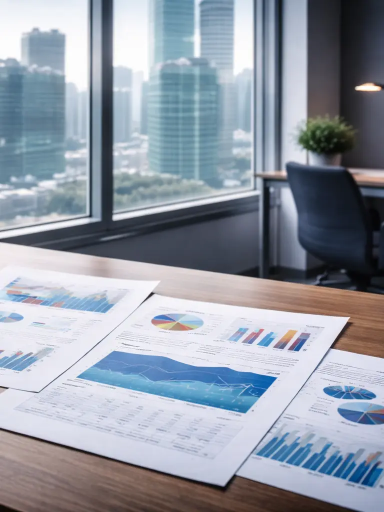 Business performance reports prepared for a case-study review
